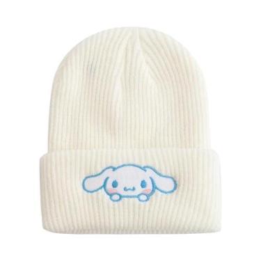 Imagem de Gorro De Inverno Tricotado Feminino Com Estampa Da Hello Kitty, Cinnam