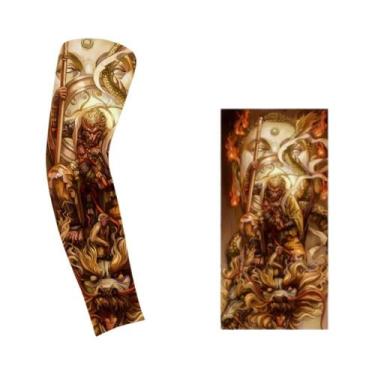 Imagem de Manga Protetora Solar Unissex Fina Para Tatuagem, Caminhada, Pesca, Fe