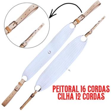 Imagem de Peitoral e cia de Lã Cavalo Vaquejada - selaria shopping do vaqueiro, 