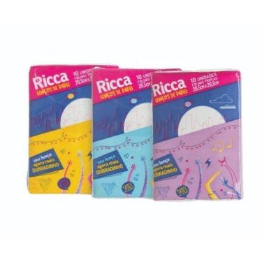 Imagem de Lenços De Papel Mini Ricca 10 Unidades Limpeza Geral