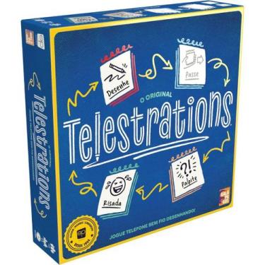 Imagem de Jogo Telestrations Telefone sem Fio o Original Galapagos