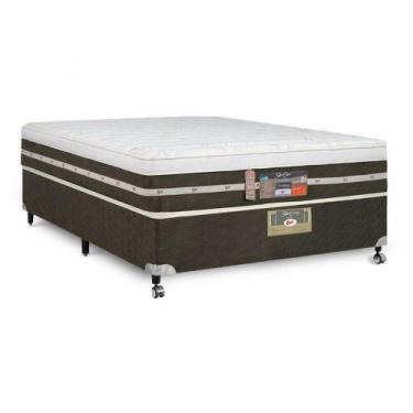 Imagem de Cama Box + Colchão Castor Casal Silver Star Air One Face Tenopedic 138