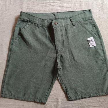 Imagem de Bermuda Másculina de Brim Sport Fino Sarja Lisa - Xmax, Verde água, 40