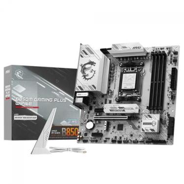 Imagem de Placa Mãe MSI B850M Gaming PLUS WIFI6E, Chipset B850, AMD AM5, mATX, D