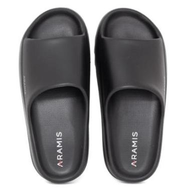 Imagem de Sandália Masculina Slide Aramis Casual Jezzy Confortável Chinelo Nuvem AM224 Cor:;Taman...