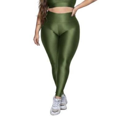 Imagem de Calça Legging Plus Size New Zig 3D Vekyo Cós Alto Roupa Para Academia Fitness Feminina...