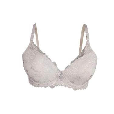 Imagem de Sutia Lingerie Aro e Bojo De Renda com Alça Ajustavel Roupa Intima - A