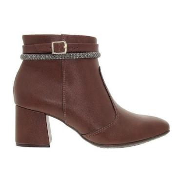 Imagem de Bota Feminina Beira Rio Genebra 9076-107 Café, Marrom, 36