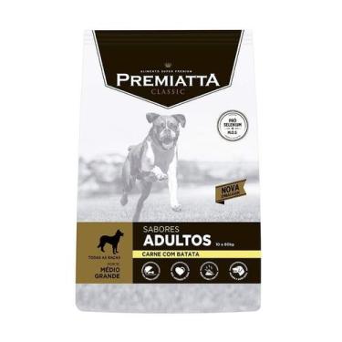 Imagem de Ração Premiatta Classic para Cães Adultos Sabor Carne com Batata - 15k