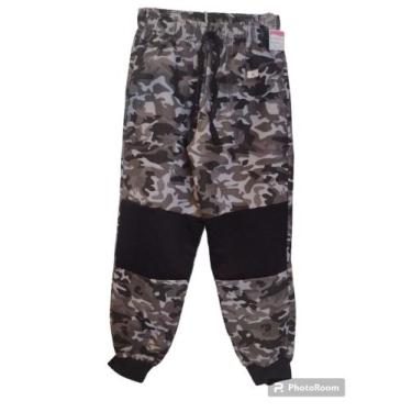 Imagem de Calça Moletom Infantil Masculino - 1Bigo, Camuflada, TAM 06