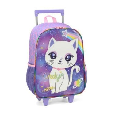Imagem de Mochila De Rodinhas Cindy Roxa Luxcel - Luxcel - Up4You