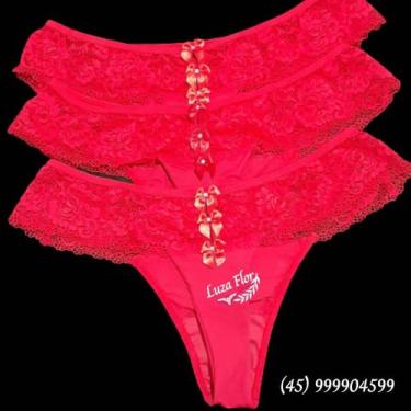 Imagem de Kit Calcinha fio Sexy (03 unidades) - Luza Flor Lingerie, GG