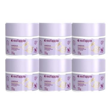 Imagem de Kit 6 Desodorante Em Creme Ameixa 55G - Red Apple