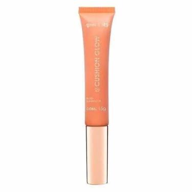 Imagem de Blush Líquido Iluminador Bruna Tavares BT Cushion Glow 15g Coral