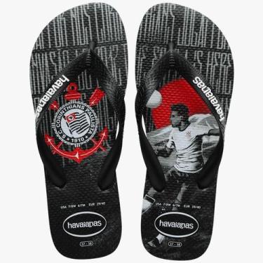 Imagem de Chinelo Havaianas Original Time oferta, Corinthians, 37/38