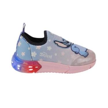 Imagem de Tênis Bibi 1228122 Stitch com Luz Infantil, 25, Rosa