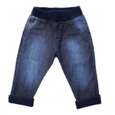 Imagem de Calça Pekas Infantil Menino Lycra 20137, M, Jeans