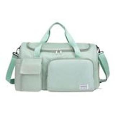 Imagem de Bolsa Mala Feminina Masculina Viagem Academia - Transversal, Verde cla