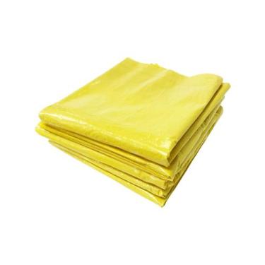 Imagem de Saco de Lixo Amarelo 100L 100 Unidades para Coleta Seletiva - Florilix