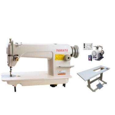 Imagem de Reta Yamata com motor Eletrônico, costura de tudo, 400w,-110, 110V