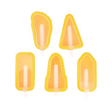 Imagem de Conjunto De Moldes De Silicone Para Sorvete De Verão 5PCS Vários Forma