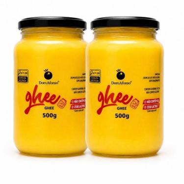 Imagem de Kit 2 Manteiga Ghee Dom Afonso 500g Zero Lactose Alta Temperatura
