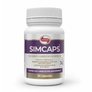 Imagem de Simcaps 3 Bilhões probióticos ativos 400mg 30 Cápsulas Vitafor