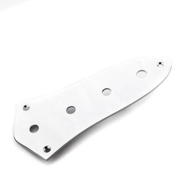Imagem de Escudo para Controles Baixo Jazz Bass JBWP-CR Metal Cromado Spirit