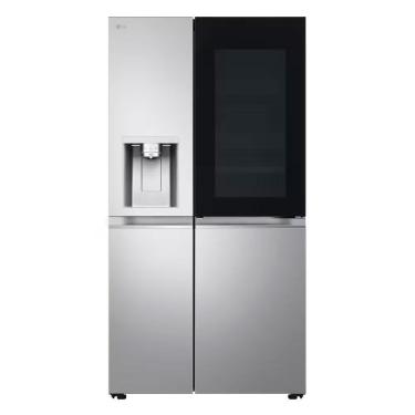 Imagem de Geladeira LG Side By Side Frost Free Inverter Instaview 628L GC-X267GL5 Inox Look Branco Bivolt