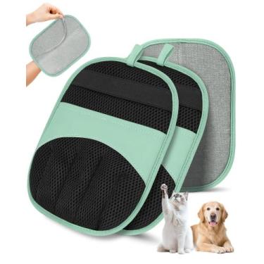 Imagem de Luvas Removedoras de Pelos de Pet RZPTL Magic Brush 2 Unidades