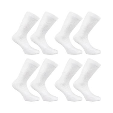 Imagem de Meias De Compressão Unissex De Cor Pura Para Ciclismo, 4 Pares, Para C