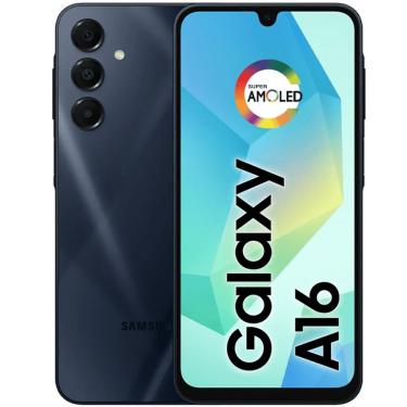 Imagem de Smartphone Samsung A16 SM-A165M-DS 4GB 128GB Camera 4G Tela 6,7 Polegadas Android 14 Preto