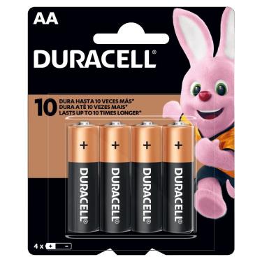 Imagem de Pilha Alcalina AA MN1500B4 Energia Confiavel Longa Duracao 1.5V 4 Unidades Duracell