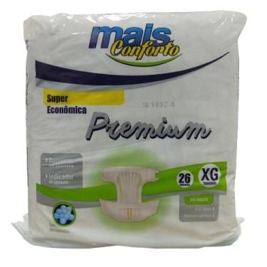 Imagem de Fralda Geriátrica Mais Conforto Premium Eco XG com 26