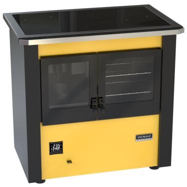 Imagem de Fogao a Pellets Venax n 2 Le Corbusier Amarelo 220V