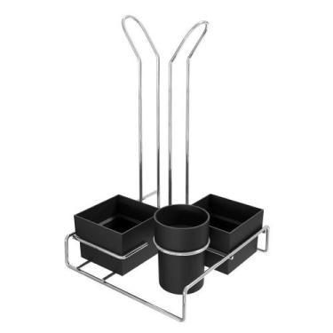 Imagem de Conjunto Organizador para Chá Café com Porta Copos Prático Funcional I
