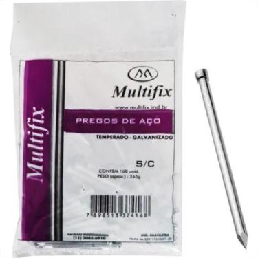 Imagem de Prego Aco Galv.Mf S/Cabeça 17X21(3,0X48) - MULTIFIX GALVANIZADO