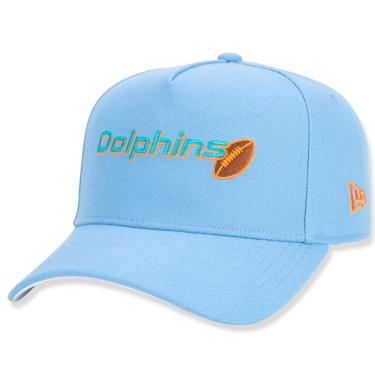 Imagem de Boné new era aba curva a-frame miami dolphins azul