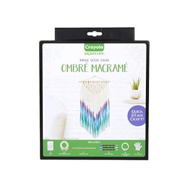 Imagem de Crayola DIY Macrame Wall Hanging Kit, Ombre Macrame Supplies, Gift, Ages 14, 15, 16, 17