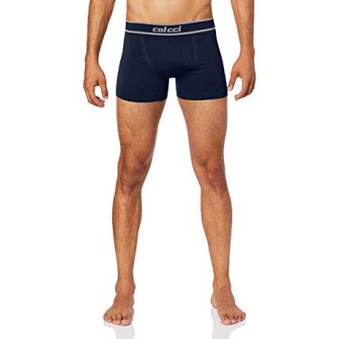 Imagem de Cueca Boxer Micr Sem Costura, Colcci, Masculino, Azul Marinho, M