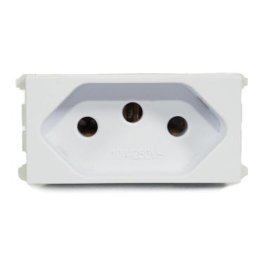 Imagem de Modulo Tomada de Energia 2P+T Refinatto 10A Weg Branco