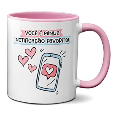 Imagem de Caneca Namorados Apaixonados Penso Em Você 25 Horas Por Dia (Rosa)