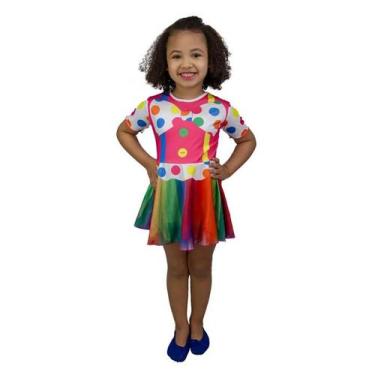Imagem de Fantasia Palhacinha Infantil Vestido De Carnaval - Fantasias Carol Ef