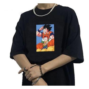 Imagem de Camiseta Do Son Gohan Dragon Ball Estampada 100% Algodão - Salve Cruz