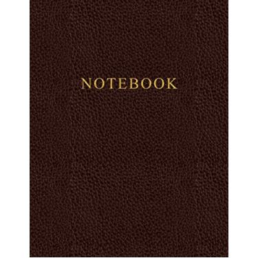 Imagem de Notebook for Woman: Lined – College Ruled - Blank - Table of Content - Diary, Journal, Composition Book, Doodles, Sketchbook - A4 150 - Elegant Leather with Gold lettering