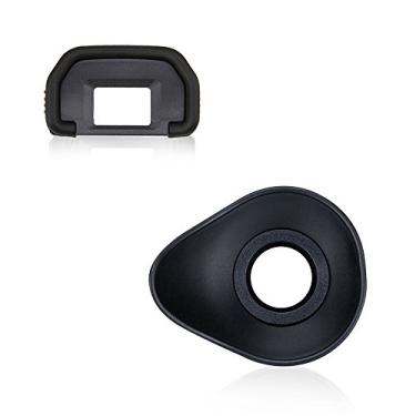 Imagem de 2 Tipos de Câmera Eyecup JJC Eye Cup Eyepiece Viewfinder para Canon 6D Mark II 6D 5D Mark II 5D 90D 80D 70D 60D 60Da 50D 40D 30D 20Da 20D 10D etc Substitui Canon Eye Cup Oval Soft TPU Rubber -2 Pacotes