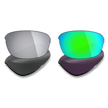 Imagem de Mryok 2 pares de lentes polarizadas de substituição para óculos de sol Oakley Half Wire 2.0 – Opções