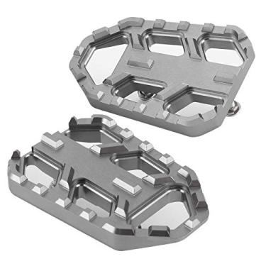 Imagem de Pegs para motocicleta Pegs Pegs Apoios para os pés Descansos dos pedais Apoio para os pés largos Pedais Fit L650 DL1000 VSTROM 650XT/1000XT (TAI)