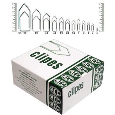 Imagem de ACC Clips Galvanizado, ACC, 3/0, Aço, 11x36mm, Pacote com 10 Caixinhas de 50 Unidades