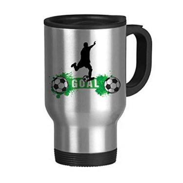 Imagem de Caneca de viagem com texto esportivo de futebol americano penalty tampa flip copo carro copo térmico